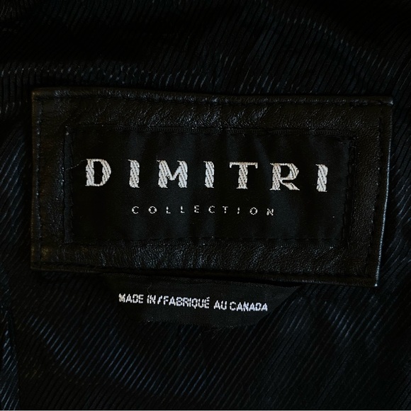 Dimitri vintage leather jacket blazer - Picture 3 of 5